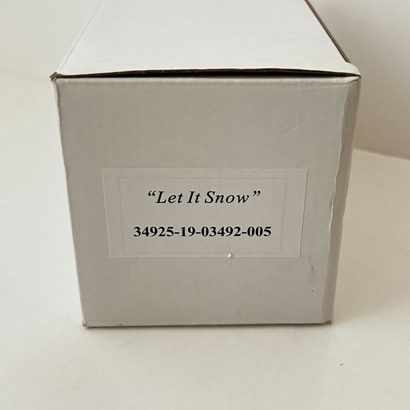 Vintage Berta Hummel Goebel Figurine 3" Let It Snow Box Winter Wonderland BH90/P - Picture 9 of 12